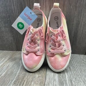 Toddler Luka Tie-Dye Double Zipper Sneakers Pink - Cat & Jack - SIZE 10 NWT